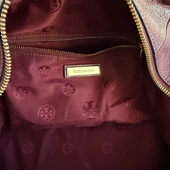 Tory Burch Brody Satchel - Deep Berry - Picture 5 of 8